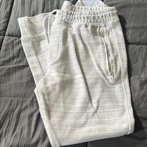 American Eagle Outfitters Cream Sweatpants